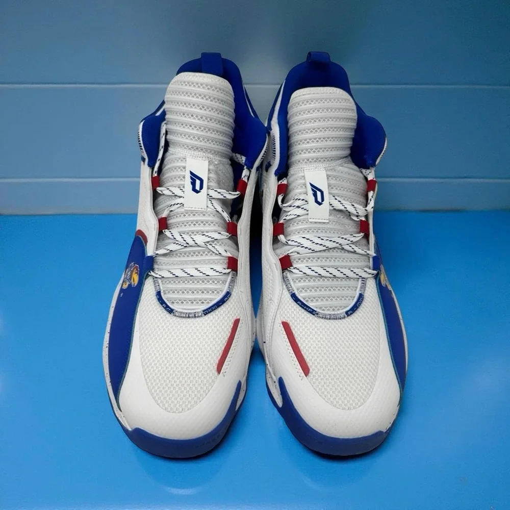 adidas Dame 7 EXTPLY Kansas Jayhawks Player Exclusive Basketball Shoes Size 16 - Picture 16 of 16